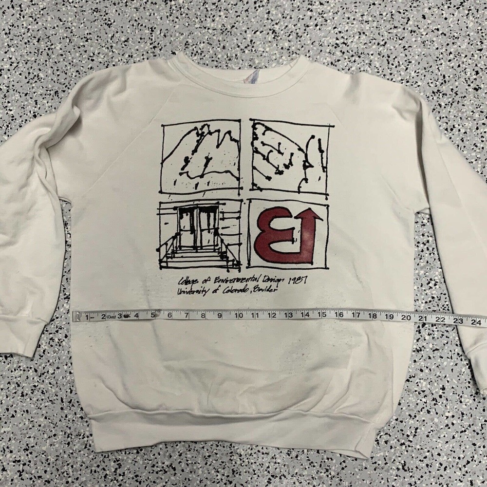 Vintage 1987 Colorado Hanes Sweat Shirt Medium